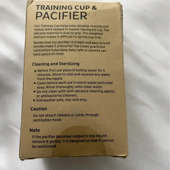 Mia Li Tiny Cup and Soothing Pacifier | Training Cups for Babies 2 - in - 1 - Picture 8 of 9